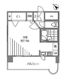 アクロス赤坂 2階 間取り図