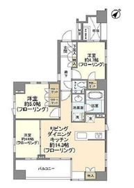 アジールコフレ三軒茶屋 8階 間取り図
