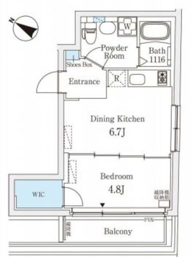 Fika池袋 503 間取り図
