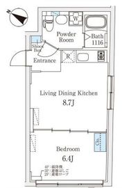 Fika池袋 303 間取り図