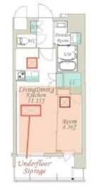 スプランディッド江東住吉 902 間取り図