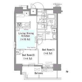 パークアクシス台東根岸 1102 間取り図