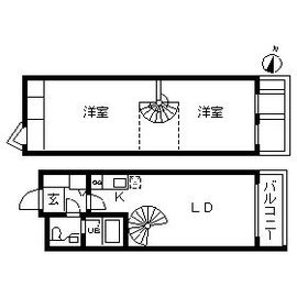 カッシア目黒 511 間取り図