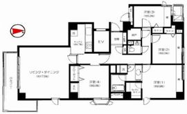 広尾ガーデンヒルズ 6階 間取り図