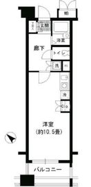 パークホームズ文京千石ステーションアリーナ 8階 間取り図