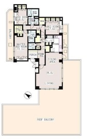 西原パークマンション 401 間取り図