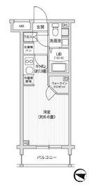 レジディア笹塚2 219 間取り図