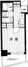 エスコート東日本橋 3階 間取り図