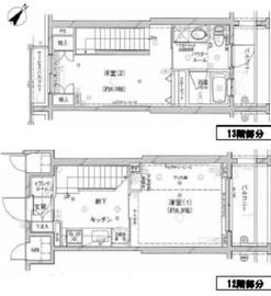 ステージグランデ新川 12階 間取り図