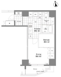 BPRレジデンス恵比寿 703 間取り図