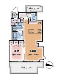 アトラス本郷三丁目 4階 間取り図