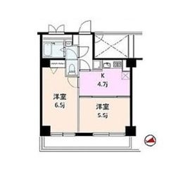 西新宿フォレストアネックス 1F1 間取り図