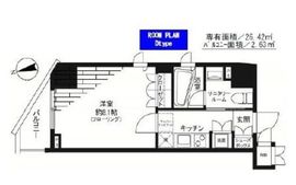 グランドコンシェルジュ新御徒町アジールコート 3階 間取り図