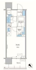 ルフォンプログレ滝野川 502 間取り図