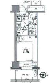 MFPRコート木場公園 1313 間取り図