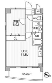 プリマベーラ代々木 302 間取り図