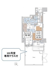 コンシェリア目白台ヒルサイドスクエア 1階 間取り図