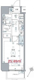 クレヴィスタ西巣鴨 4階 間取り図