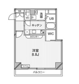 コスモリード新中野 205 間取り図