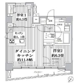 ルヴェール日本橋小伝馬町 502 間取り図