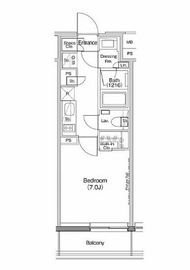 ザ・パークハビオ神楽坂香月 210 間取り図