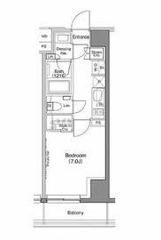 ザ・パークハビオ神楽坂香月 211 間取り図