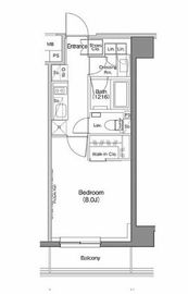 ザ・パークハビオ神楽坂香月 213 間取り図