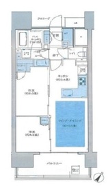 シティタワー駒沢大学ステーションコート 9階 間取り図