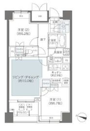 メゾンカルム本郷 1305 間取り図