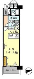 ロイヤルパークス西新井 326 間取り図