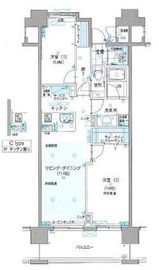 ロイヤルパークス荻窪 203 間取り図