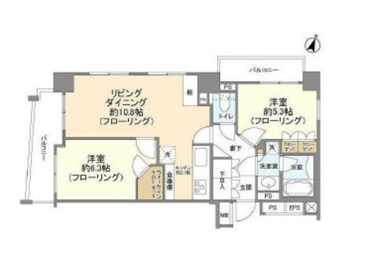 アトラスアベニュー文京大塚 11階 間取り図