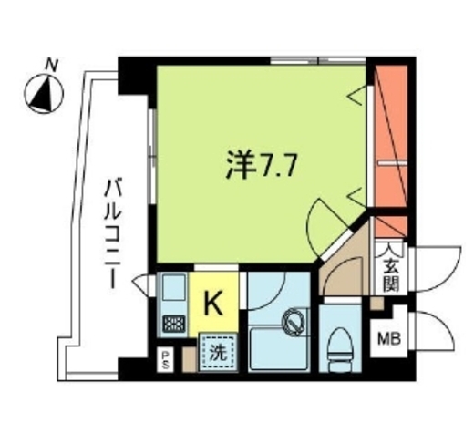 アクロス赤坂 6階 間取り図