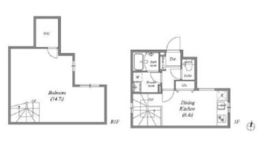 リーガランド小山 101 間取り図