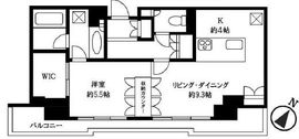 パークハウス楠郷臺 2階 間取り図