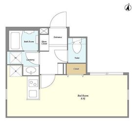 リーガランド小山 201 間取り図