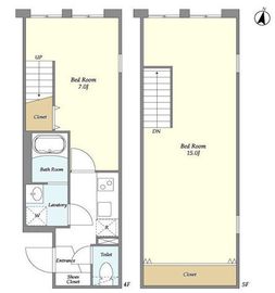 リーガランド小山 403 間取り図