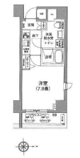 アイル秋葉原ノースドゥーエ 11階 間取り図