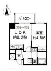 プランドール 402 間取り図