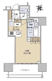 グランドヒルズ恵比寿 2階 間取り図