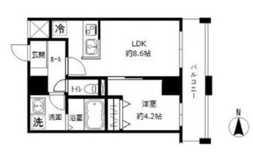プランドール 804 間取り図