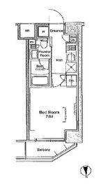 プラウドフラット南品川 311 間取り図