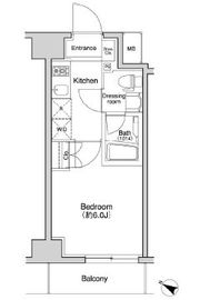 プラウドフラット森下 402 間取り図