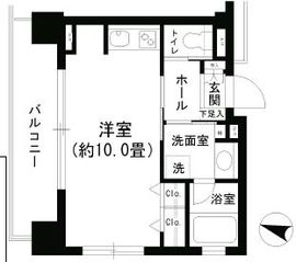 クリオ文京小石川 707 間取り図