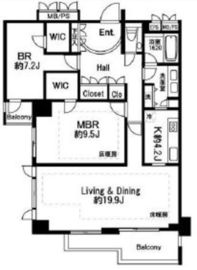 ライオンズマンション南青山グランフォート 5階 間取り図