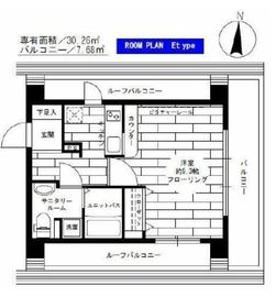 ステージファースト南麻布 13階 間取り図