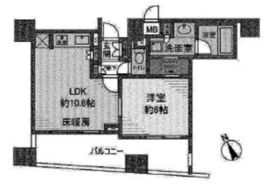 パークホームズ文京千石ステーションプレイス 10階 間取り図