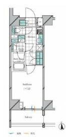 ベルテラス早稲田 1201 間取り図
