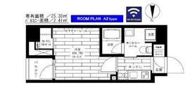 グランドコンシェルジュ蔵前 1201 間取り図