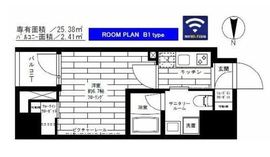 グランドコンシェルジュ蔵前 202 間取り図